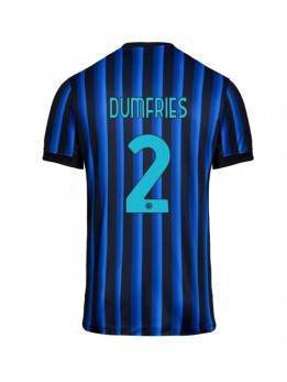 Inter Milan Denzel Dumfries #2 Replika Hemmakläder 2025-26 Kortärmad